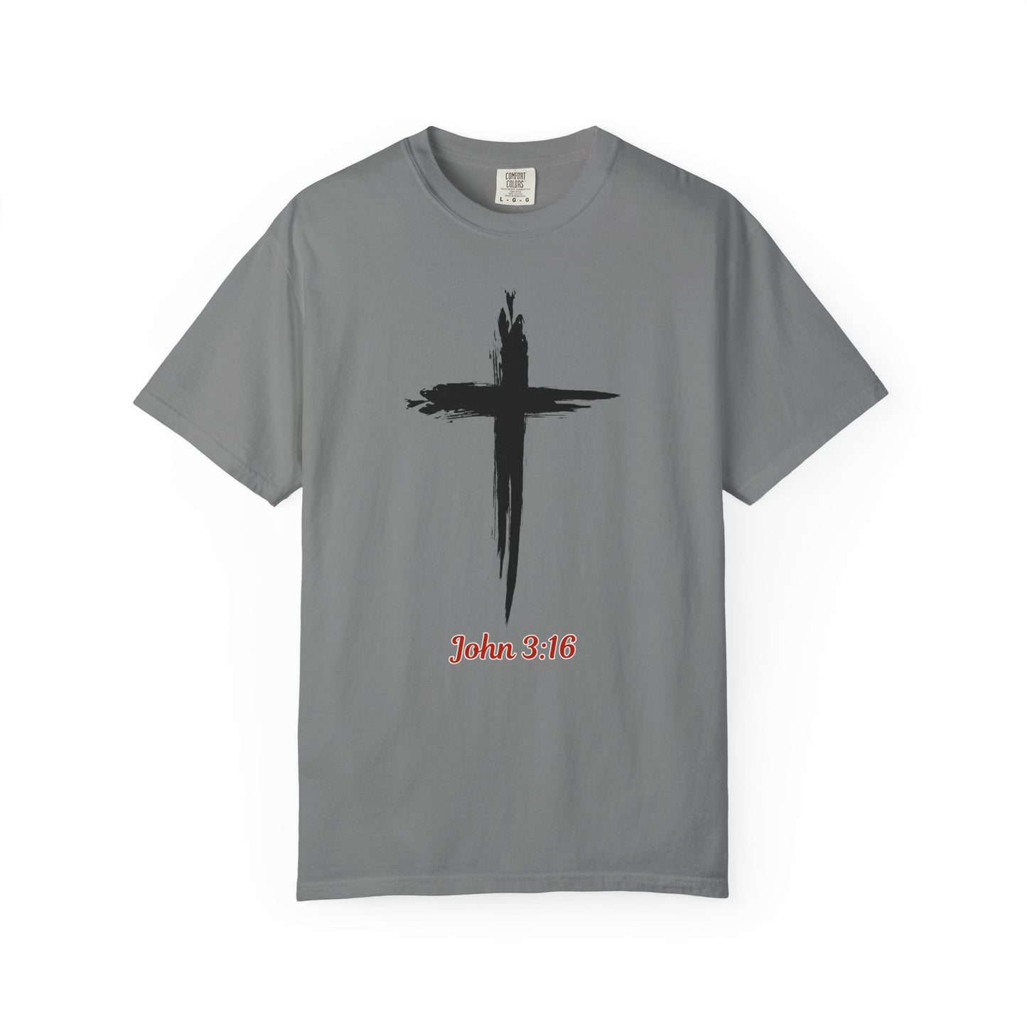 John 3:16 Cross T-Shirt — Christian Faith Tee