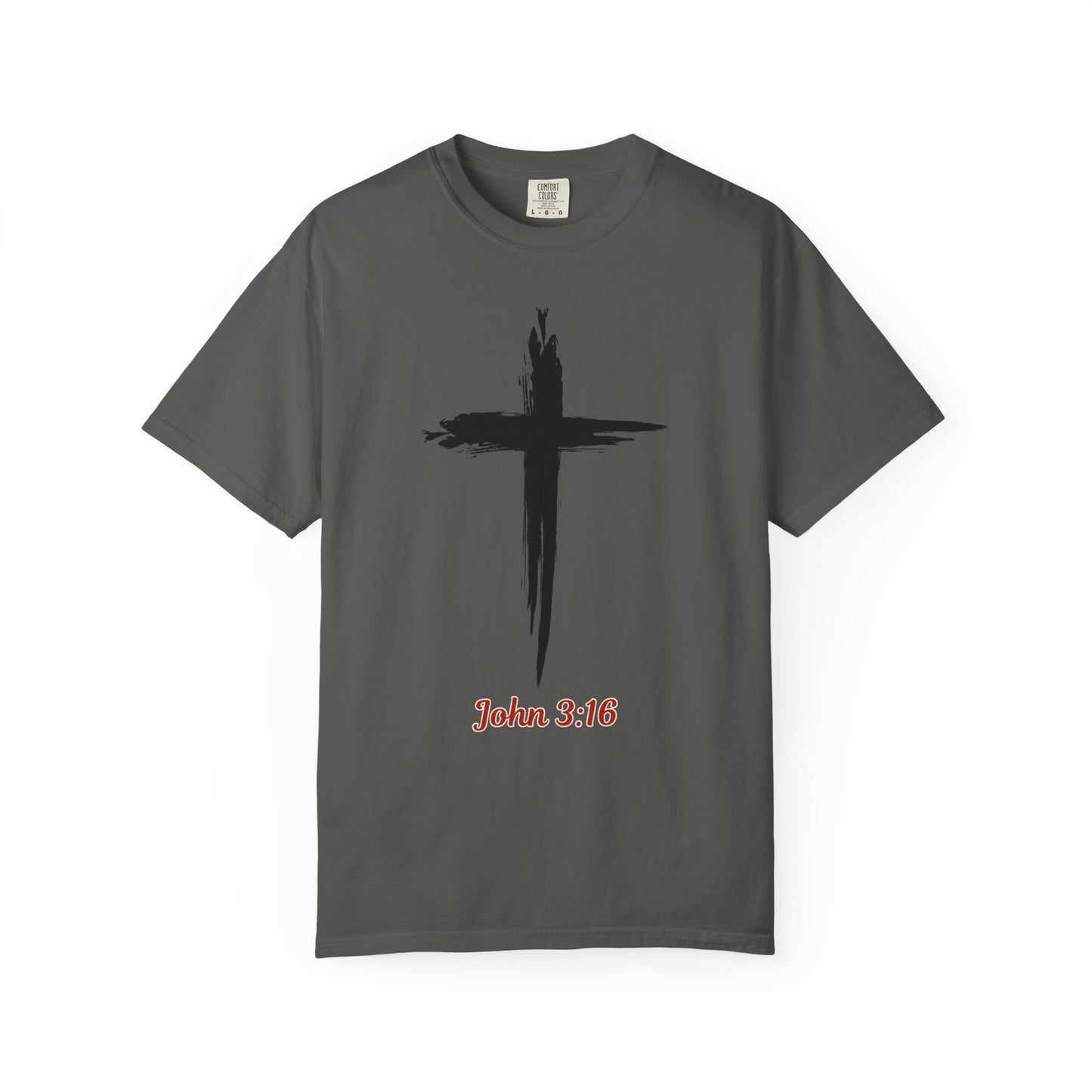 John 3:16 Cross T-Shirt — Christian Faith Tee