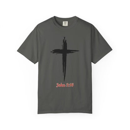 John 3:16 Cross T-Shirt — Christian Faith Tee