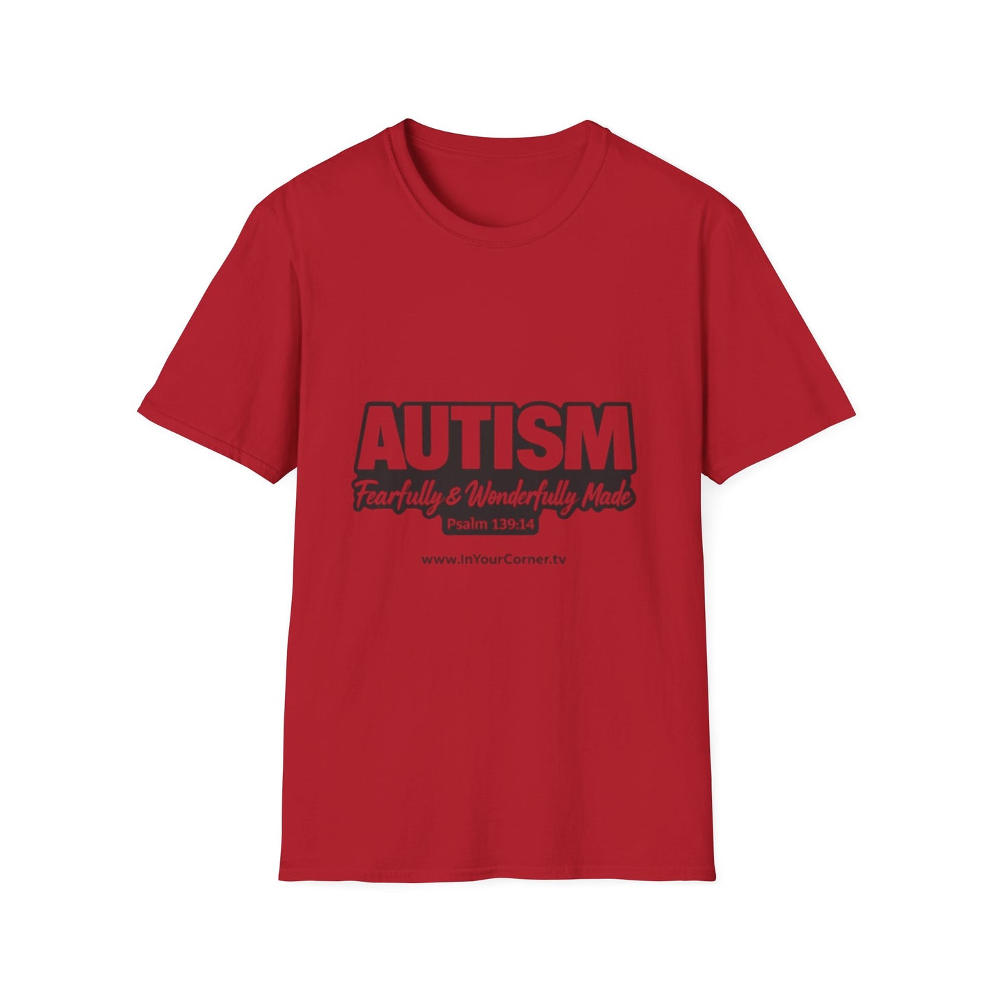 Autism — Fearfully & Wonderfully Made T-Shirt (Psalm 139:14)