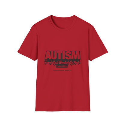 Autism — Fearfully & Wonderfully Made T-Shirt (Psalm 139:14)