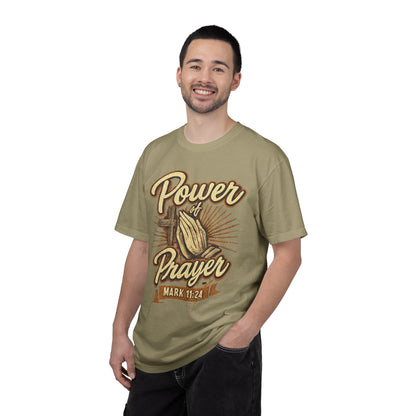 Prayer T-Shirt – "Power of Prayer" Christian Tee (Mark 11:24)